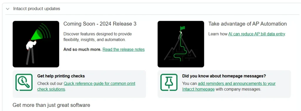 Sage Intacct 2024 R3; Our Highlights 5 Image 6 at Acuity24 Sage Intacct Partners