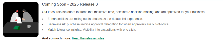 SAGE INTACCT R3 2025; OUR TOP NEW RELEASE HIGHLIGHTS 5 image 2 at Acuity24 Sage Intacct Partners